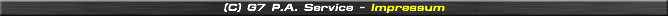 (C) 2003 G7 P.A. Service - Impressum